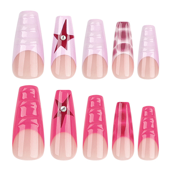 Artful Nail Art with Glitter Details Bowlift