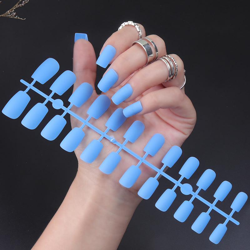 Matte Finish Press-On Nail Set Bowlift