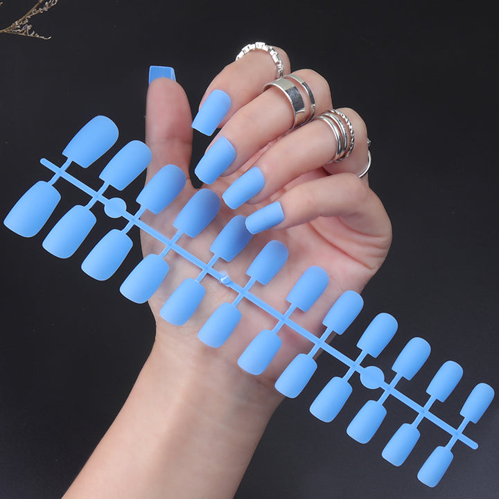 Matte Finish Press-On Nail Set Bowlift