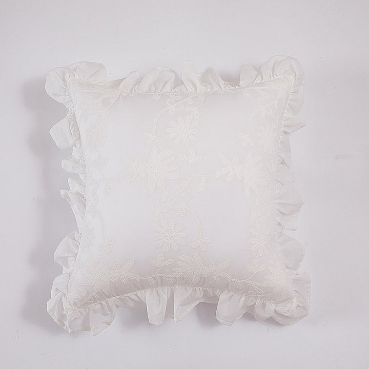 Decorative Ruffled Pillow