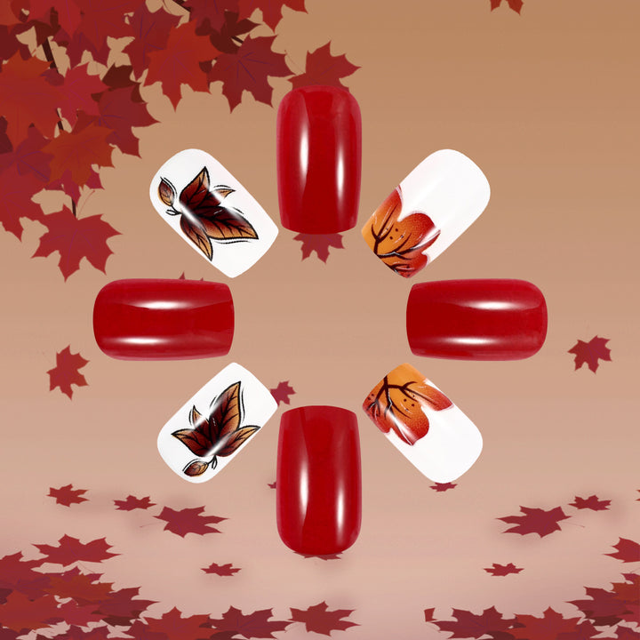 Creative Forest-Themed Nail Art Set Bowlift