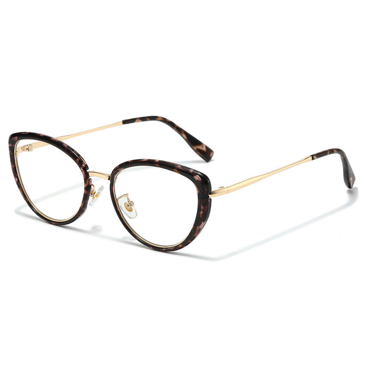 Fashion-Forward Cat-Eye Sunglasses with Trendy Tortoiseshell Frame Bowlift