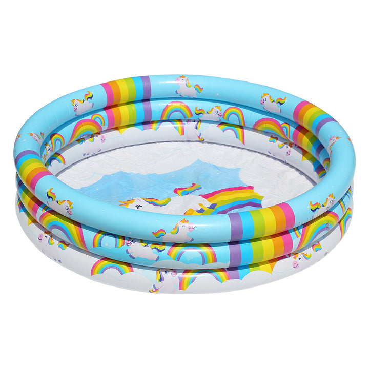 Unisex Inflatable Children's Swimming Pool with Unicorn Design Bowlift