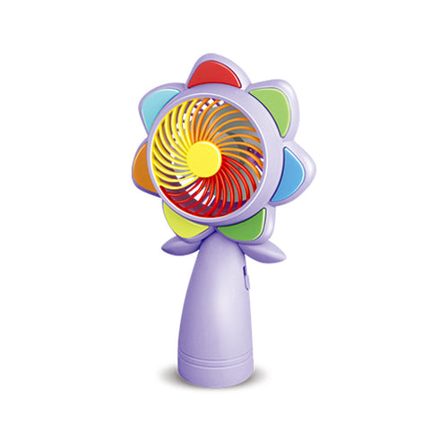 Unisex Portable Mini Hand Fan in Flower Design Bowlift