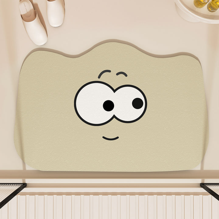 Playful Cloud-Shaped Bath Mat Bowlift
