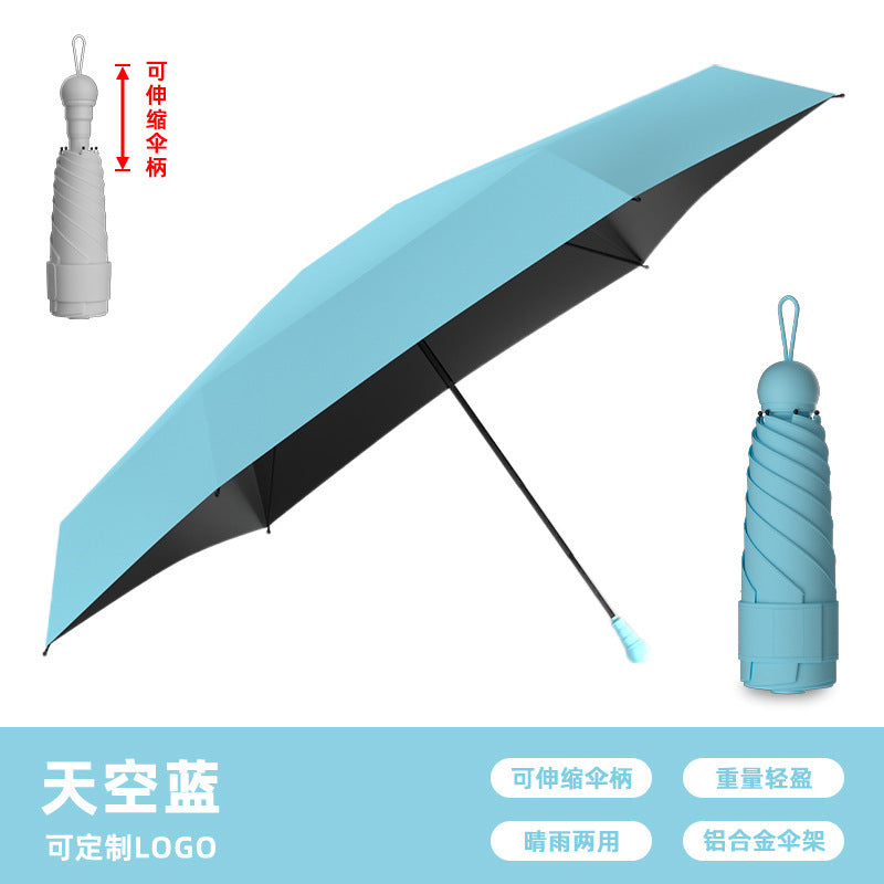 Ladies Innovative Folding Umbrella with Compact Mechanism Bowlift