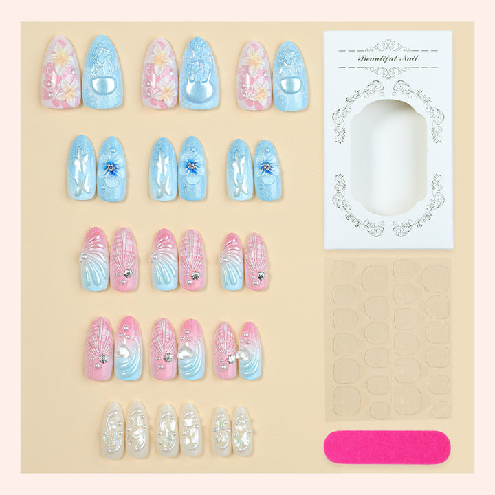 Fantasy-Themed Press-On Nail Art Collection Bowlift