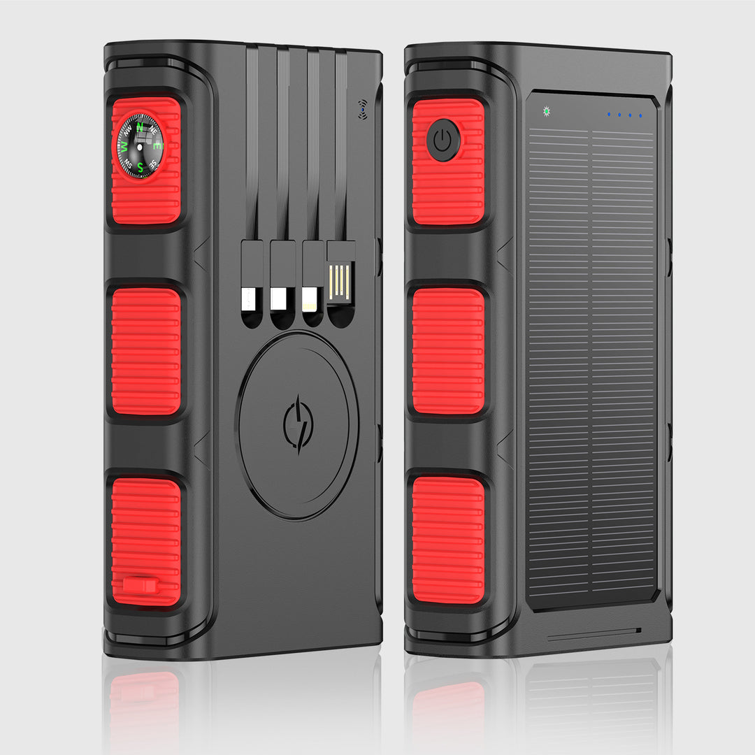 Power bank with solar charging Bowlift