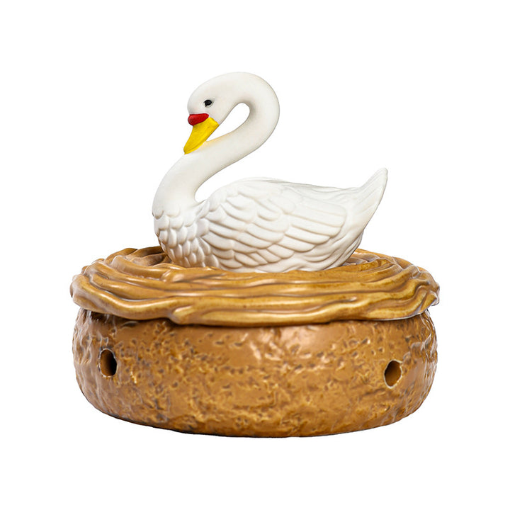 Artistic Swan Figurine Bowlift