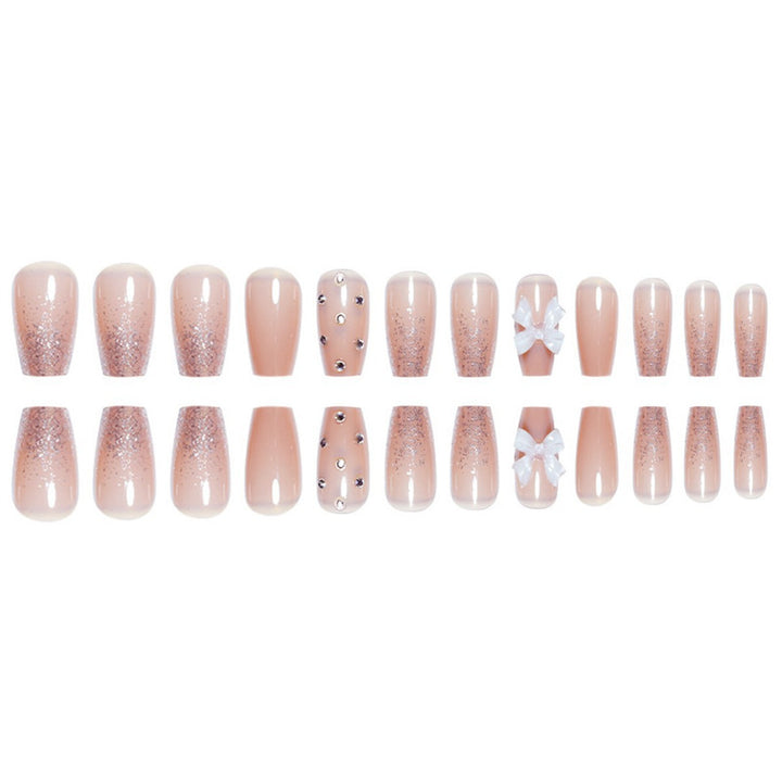 Elegant Press-On Nail Art Extensions Bowlift