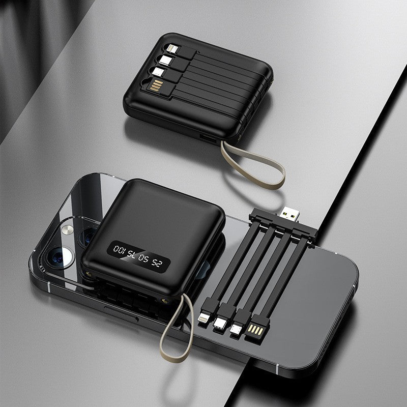 Portable Smart Powerbank with High-Tech Digital Charge Indicator Bowlift