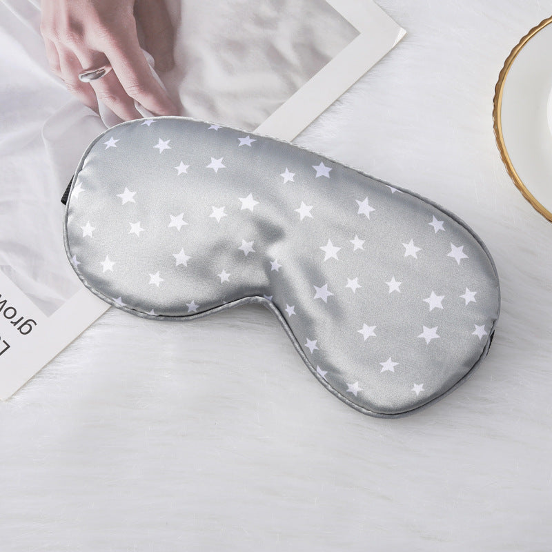Women nan silky-soft contoured sleep mask with comfort padding and star pattern Bowlift
