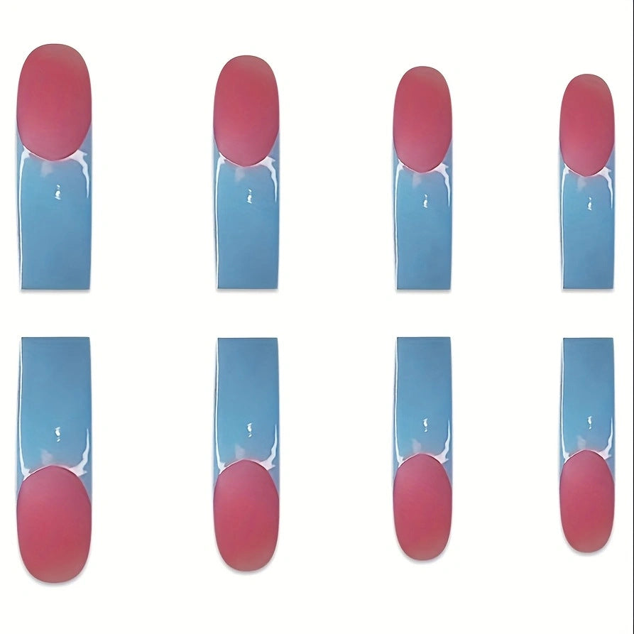 Premium Long Acrylic Press-On Nails Bowlift