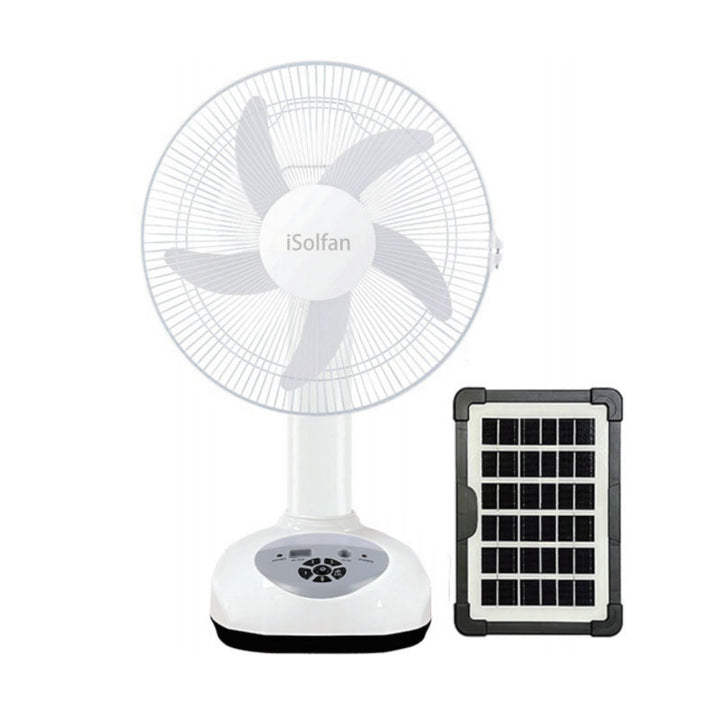 Women's Solar Powered Stand Fan with Smart Control System Bowlift
