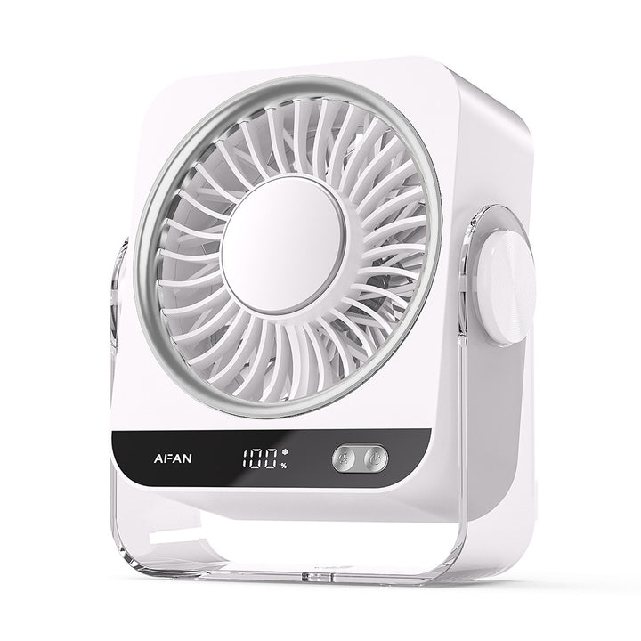 Ladies table fan with digital control and variable fan speed Bowlift