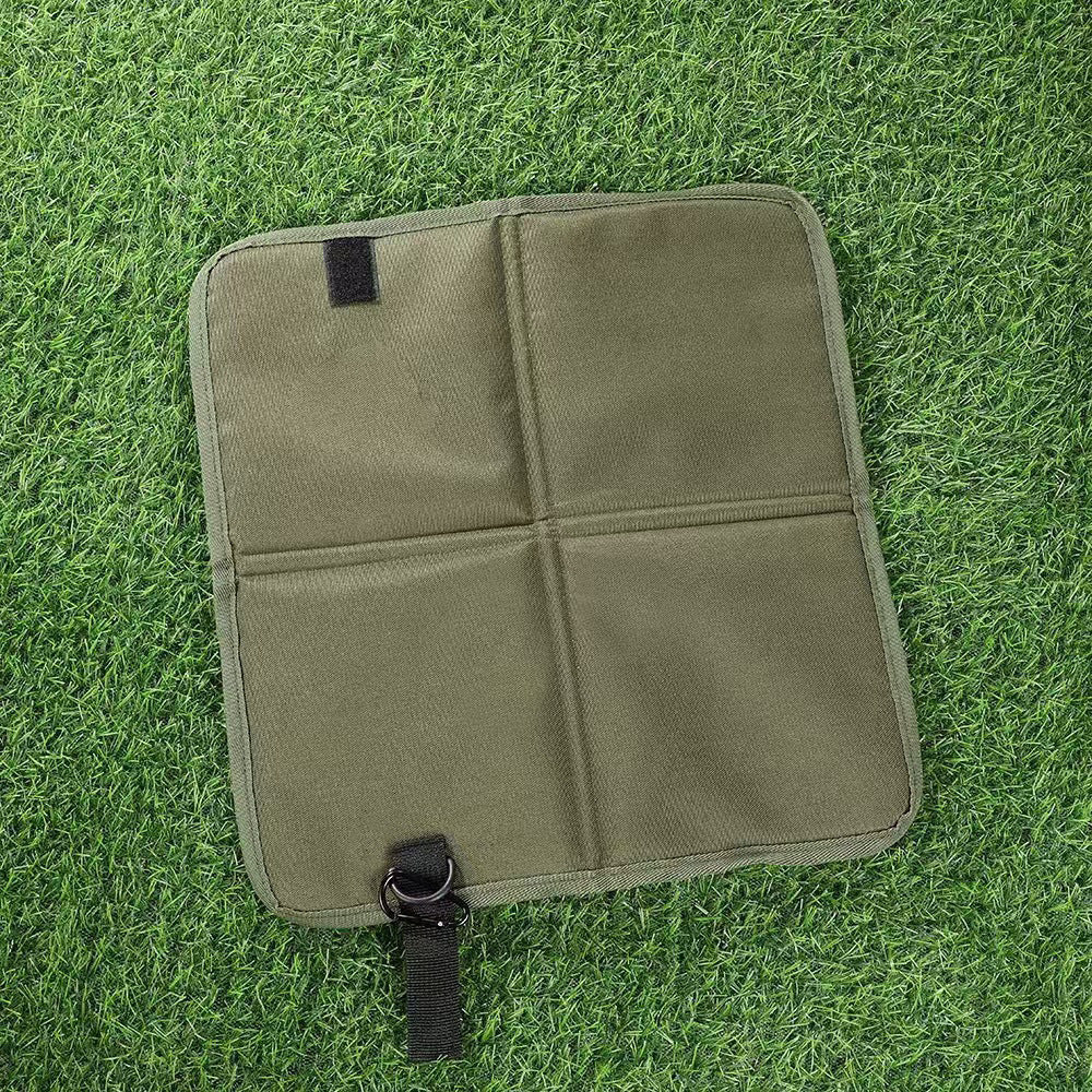 Ladies outdoor seating mat with detachable carrying strap Bowlift