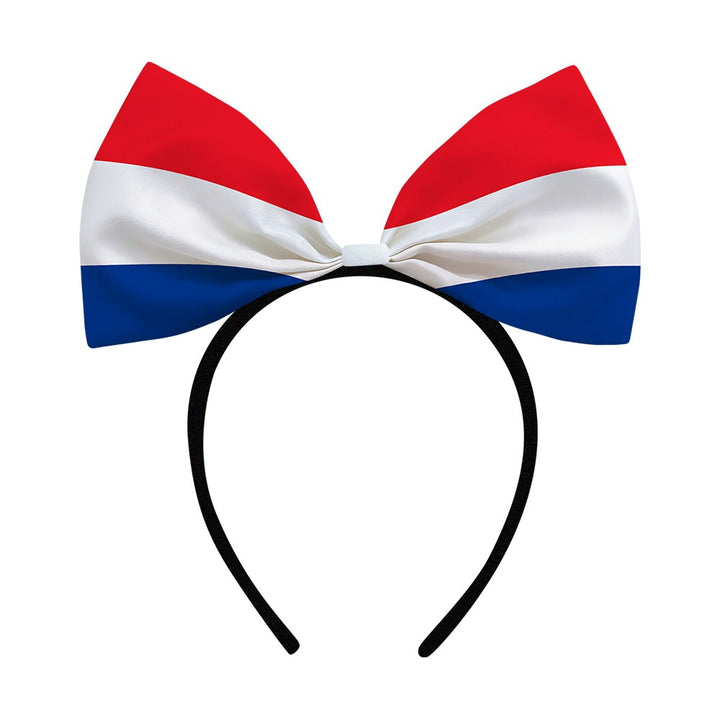 Ladies oversized bow headband with star pattern Bowlift