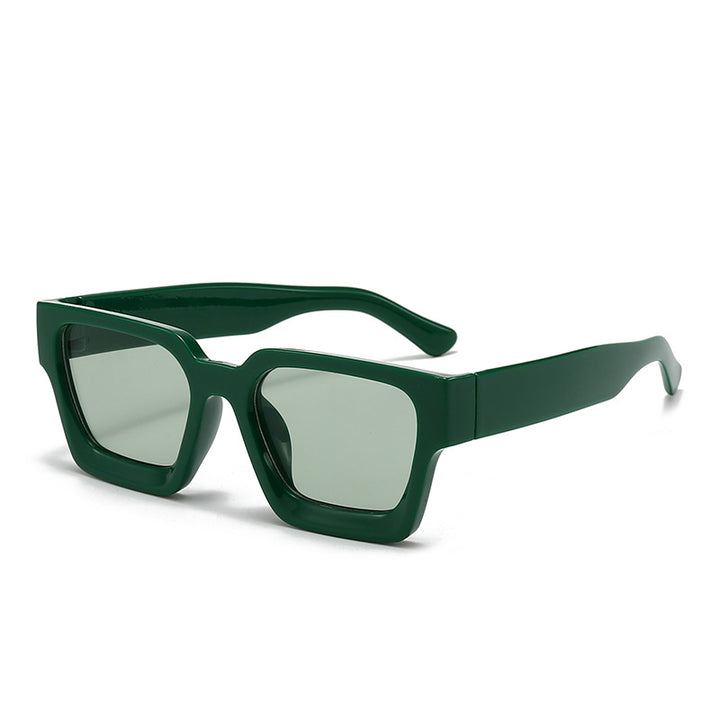 Bold Angular Frame Sunglasses