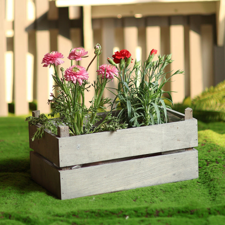 Practical storage box made of wood Bowlift