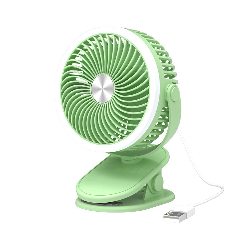 Unisex Compact Table Fan with Flexible Clamp Attachment Bowlift