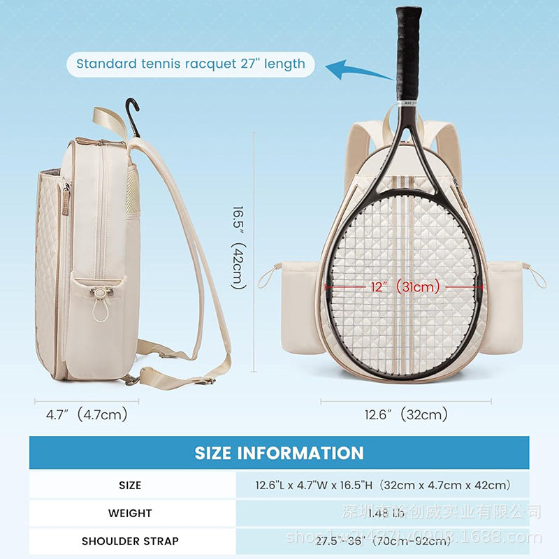 Premium Tennis Racket Backpack Bowlift