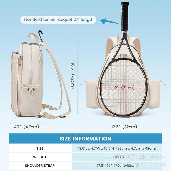 Premium Tennis Racket Backpack Bowlift