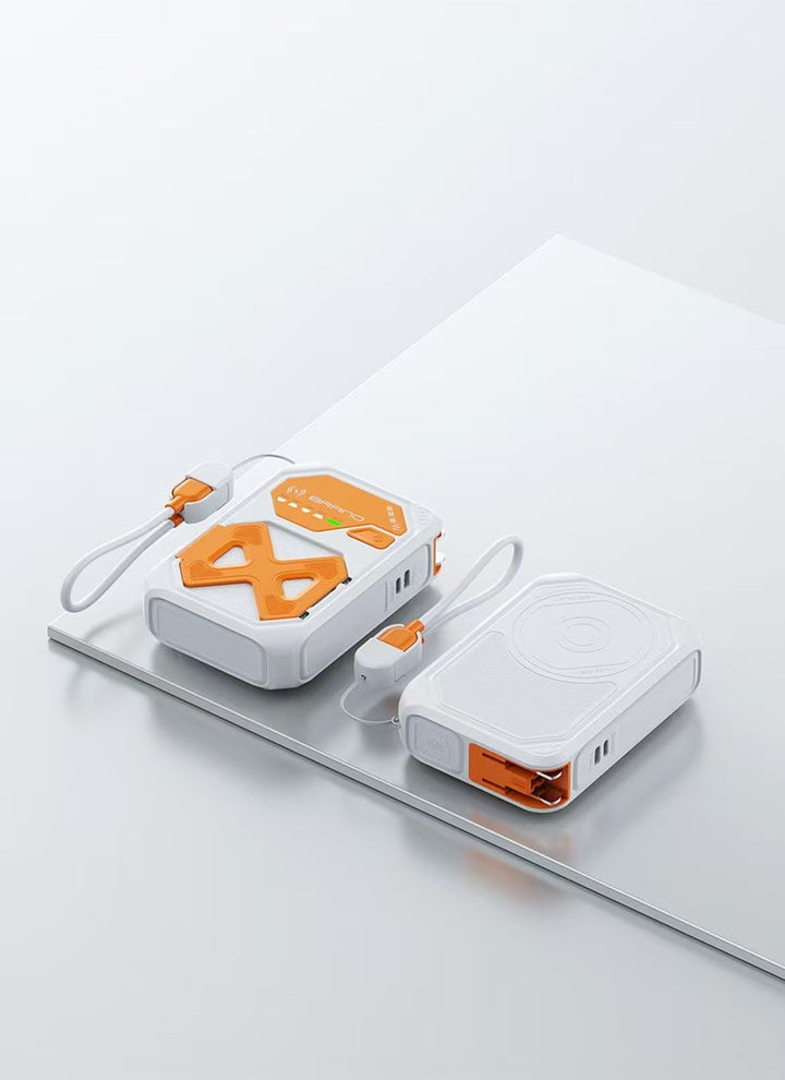 Portable power bank with integrated fast charging function and LCD display Bowlift