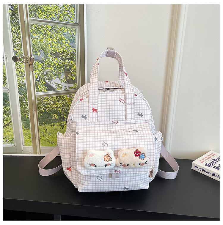 Adorable Plush Animal-Themed Backpack