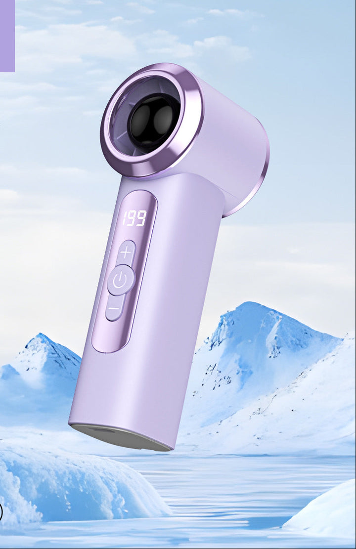 Women's Portable Mini Fan with Intelligent LED Display Bowlift