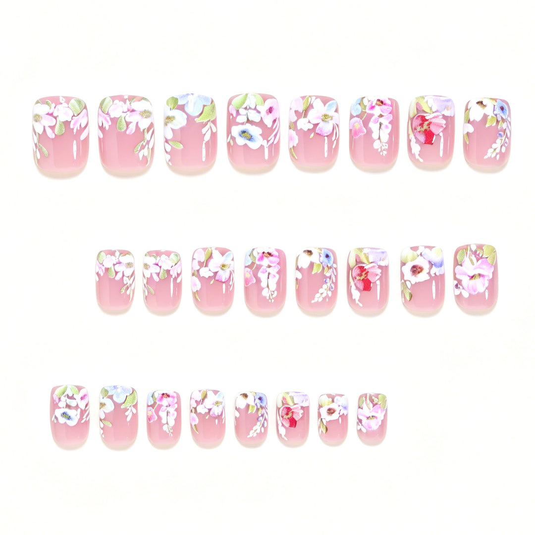 Floral Nail Art Design Kit Bowlift