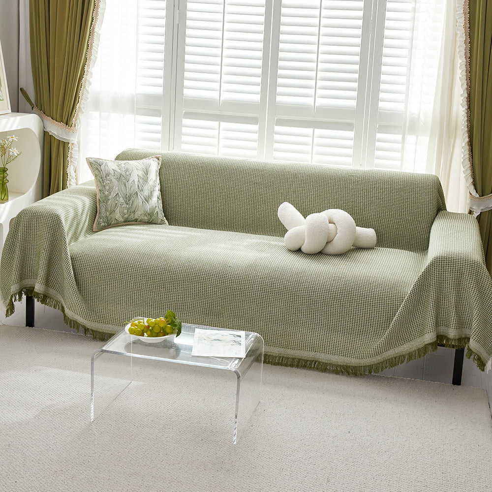 Soft Woven Sofa Throw Blanket
