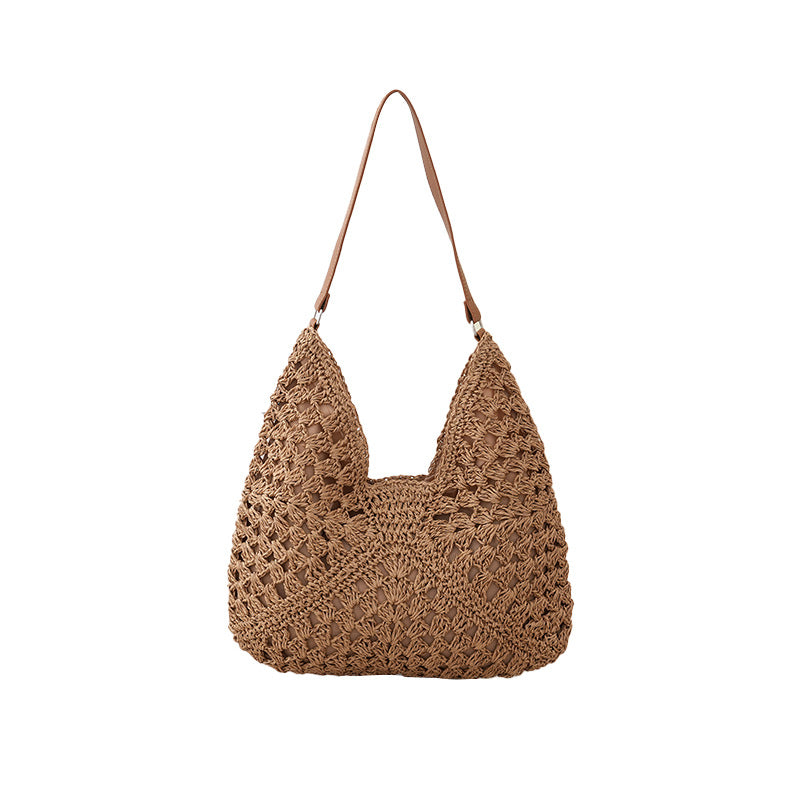Handmade shoulder bag made from natural materials Bowlift