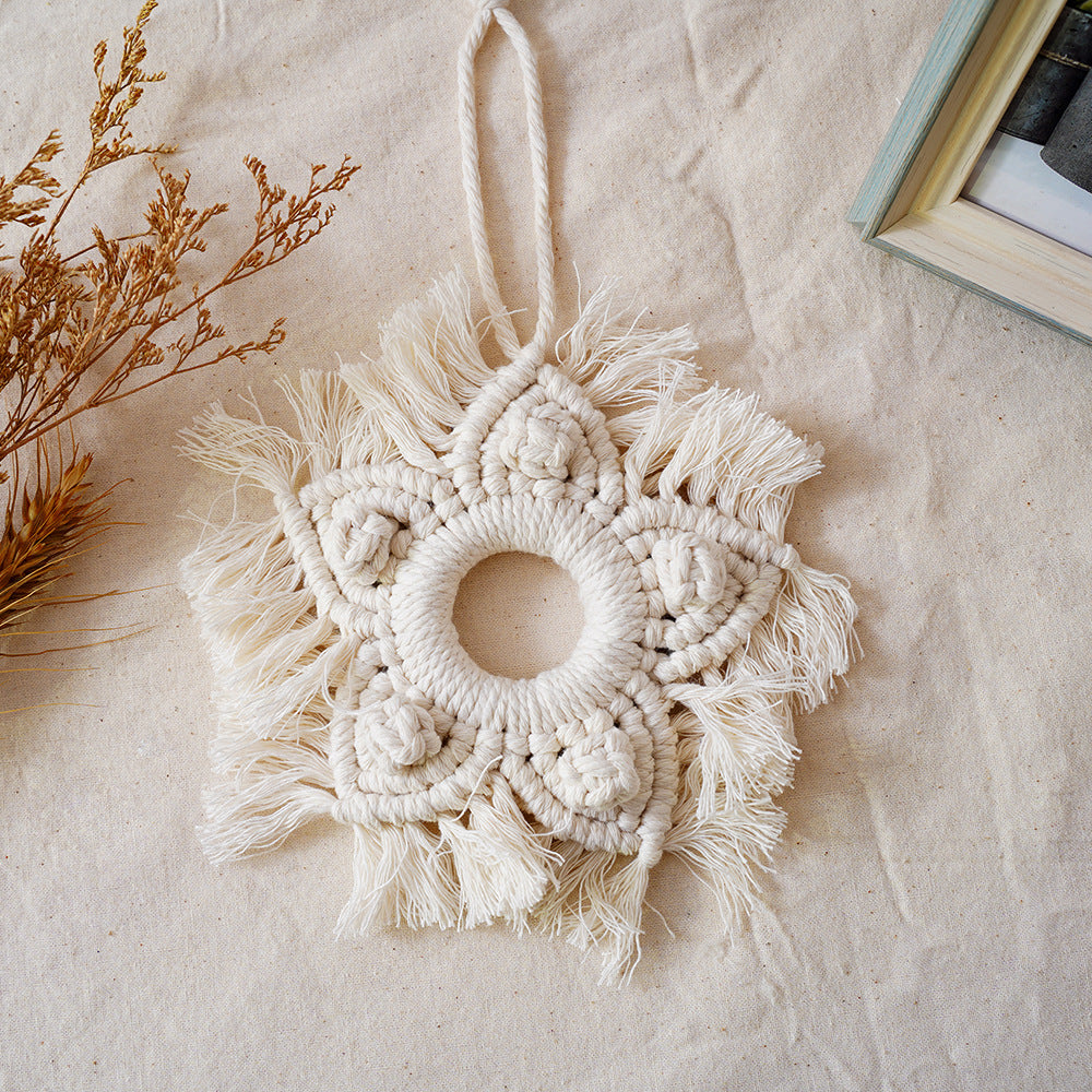 Decorative Macrame Star Ornament Bowlift