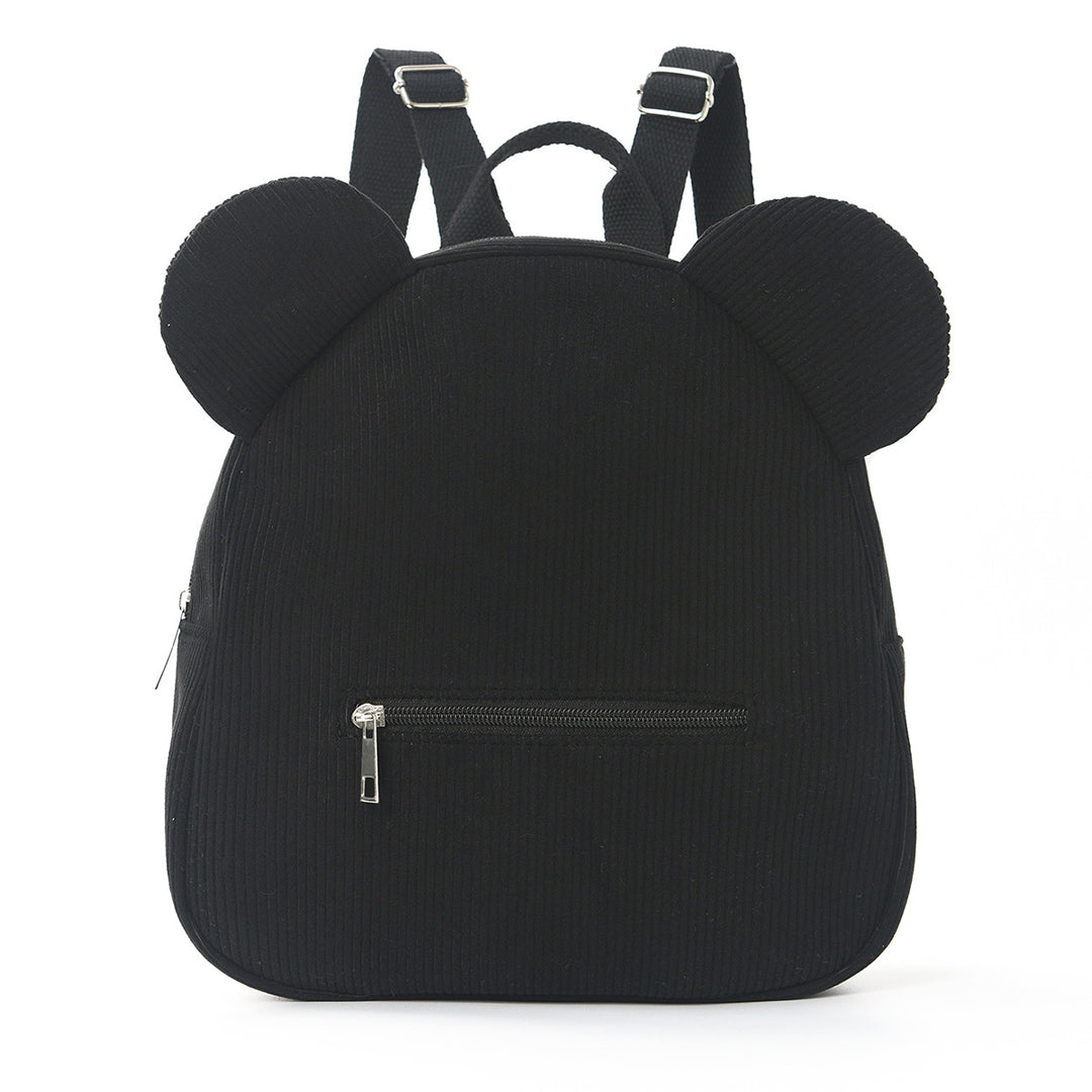 Plush Backpack with Animal Ears Bowlift