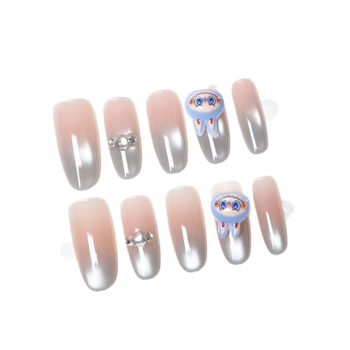 Premium Jellyfish-Themed Press-On Nail Set Bowlift