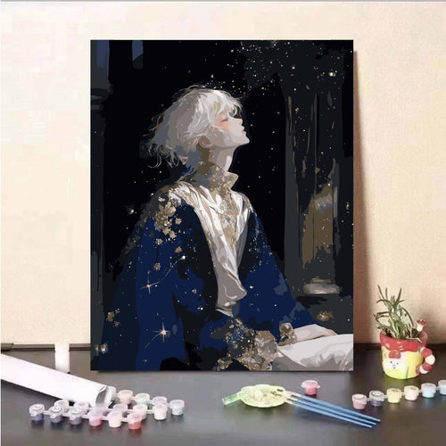 Dreamy Night Sky Canvas Art Kit Bowlift