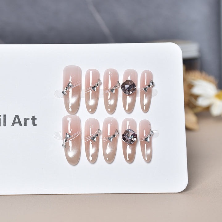Decorative Animal Print Press-On Nail Set Bowlift