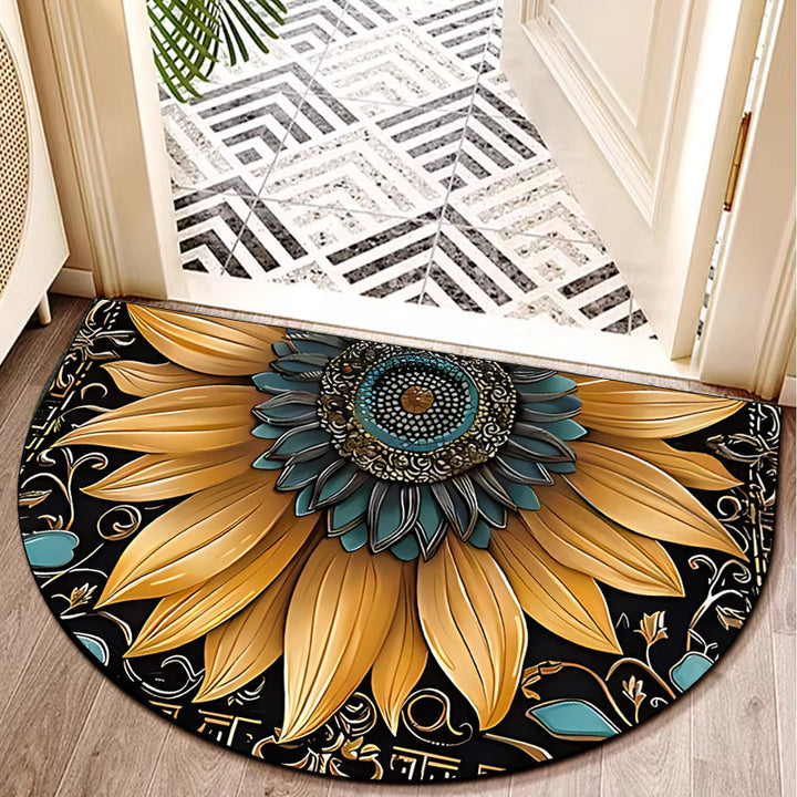 Decorative Floral Entry Mat