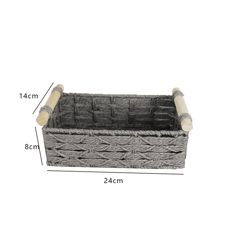 Woven Natural Storage Basket Bowlift