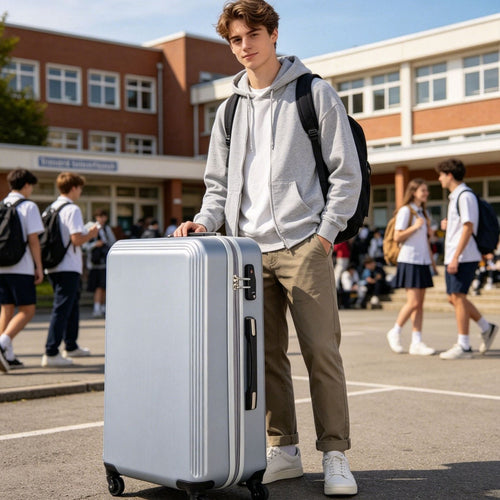 Unisex Robust Hard Shell Luggage Bowlift