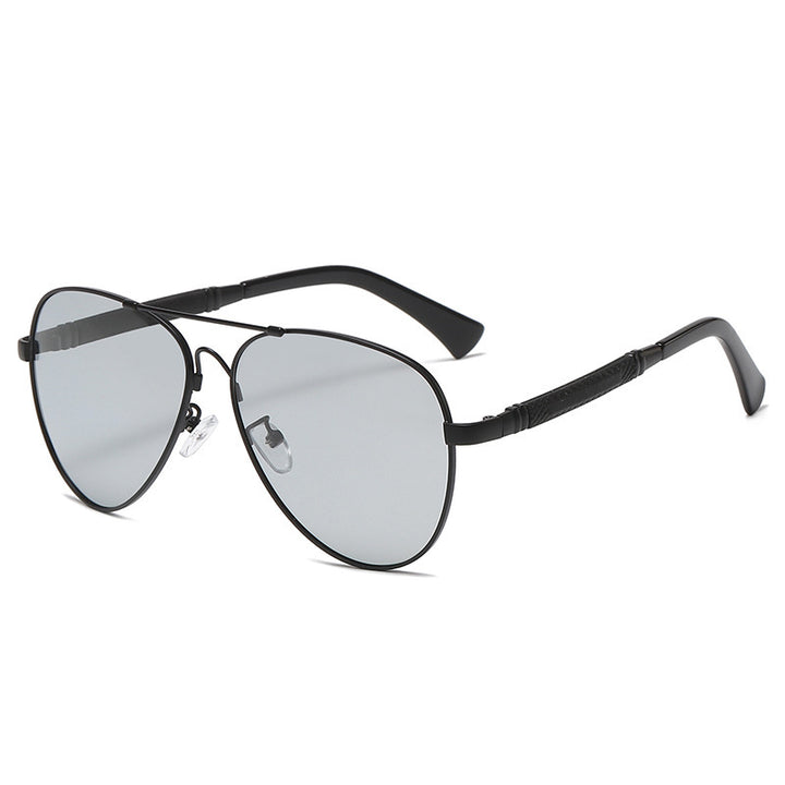 Women's aviator sunglasses with elegant metallic frame and UV protection Bowlift