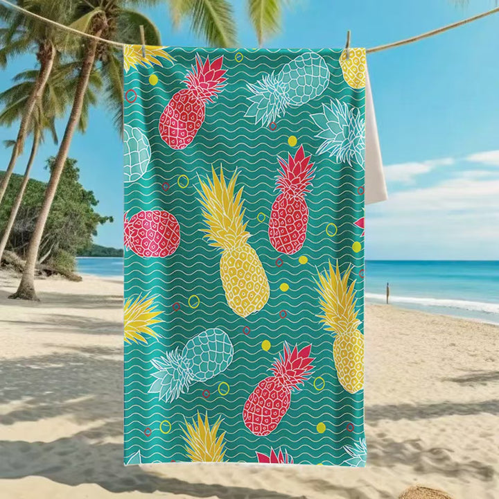 Women's beach towel with creative golf theme Bowlift