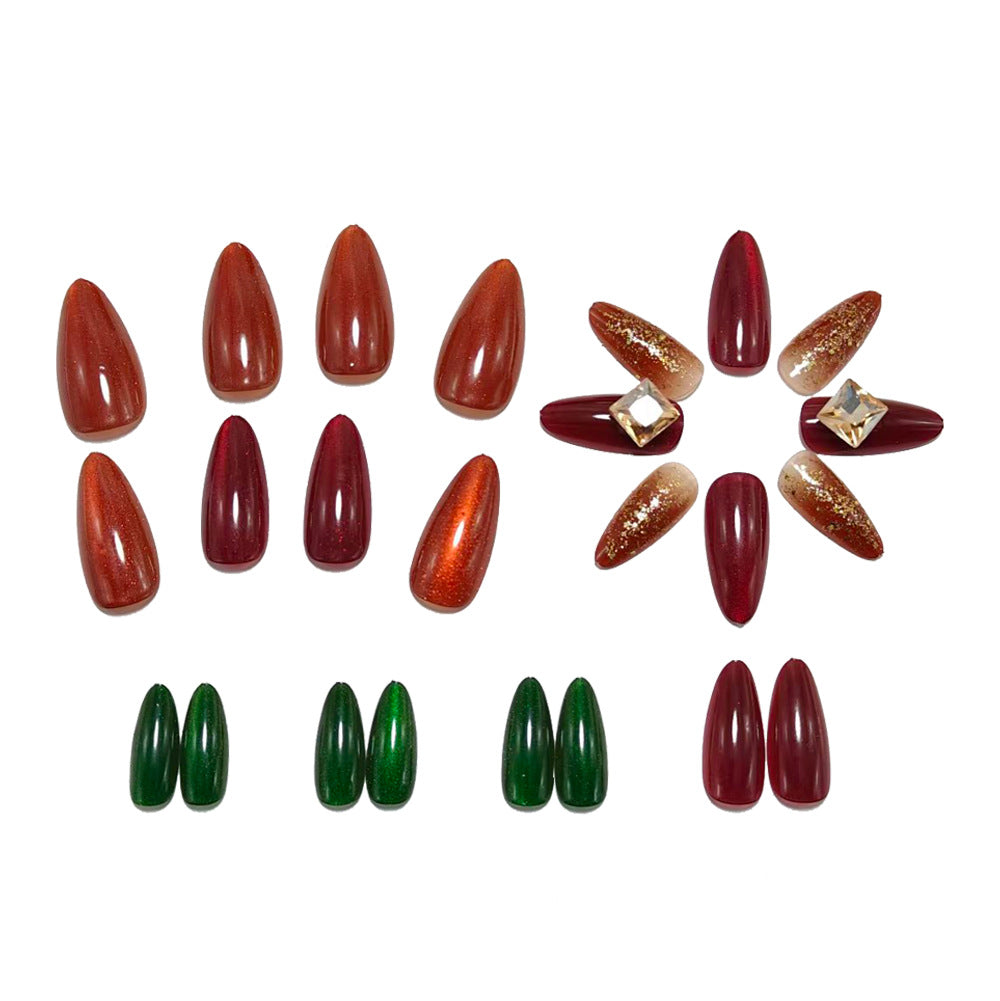 Glamorous Artificial Nails Set Bowlift