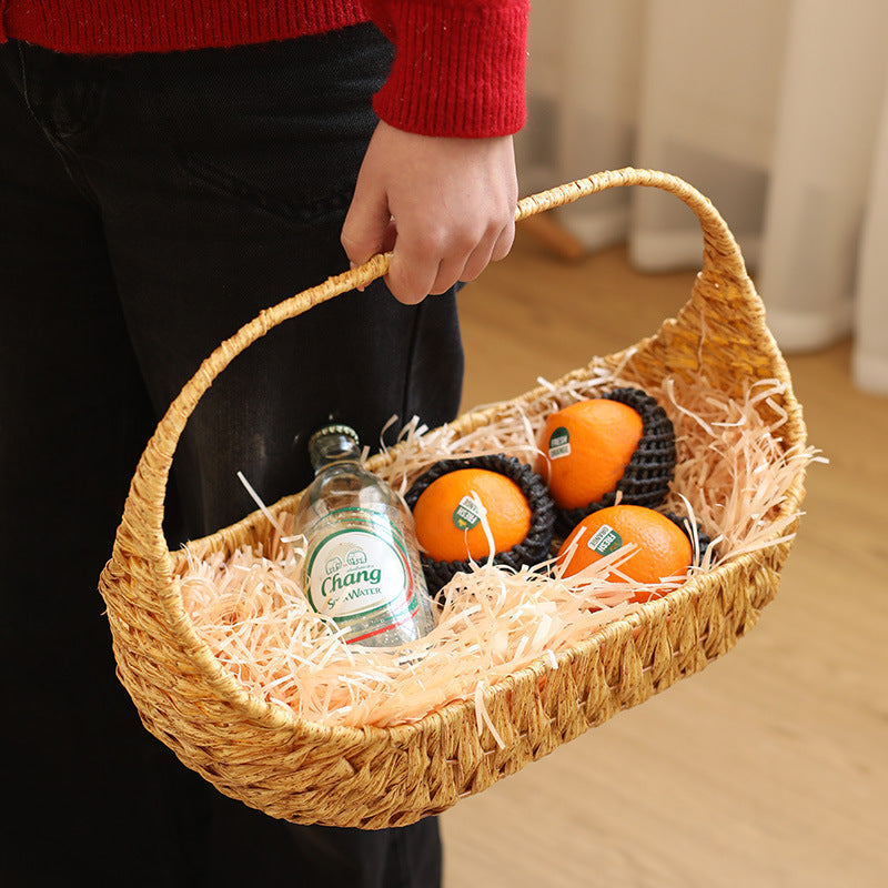 Artisan Woven Serving Basket Bowlift
