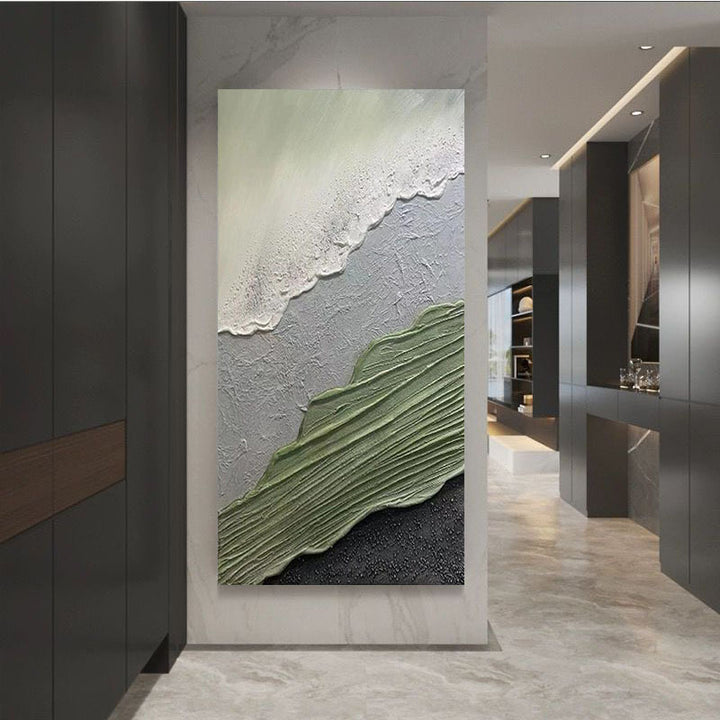 Textured Abstract Landscape Canvas Wall Art