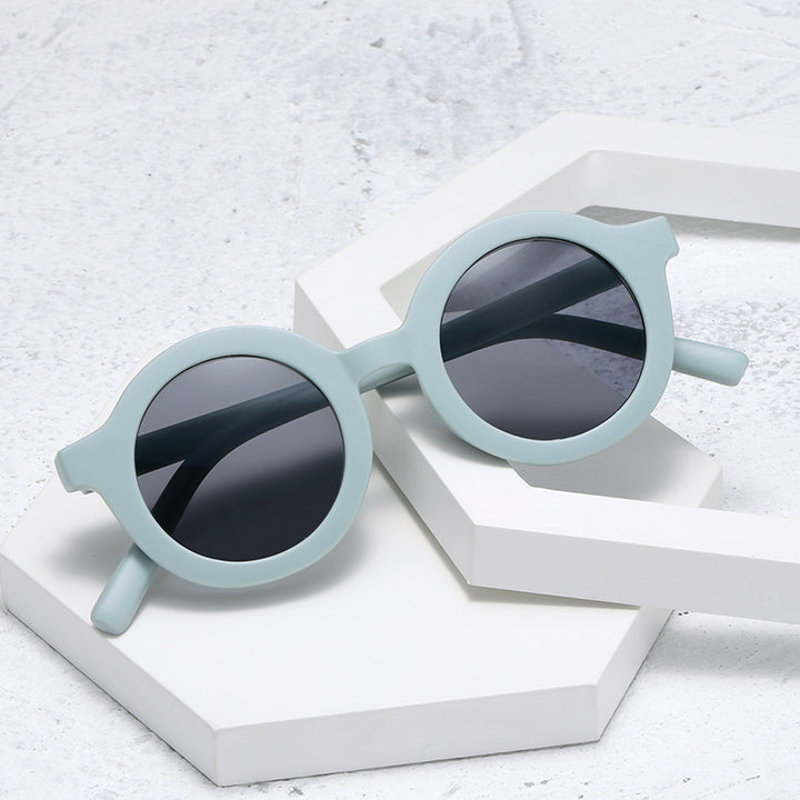 Women's stylish round sunglasses with modern plastic frame Bowlift