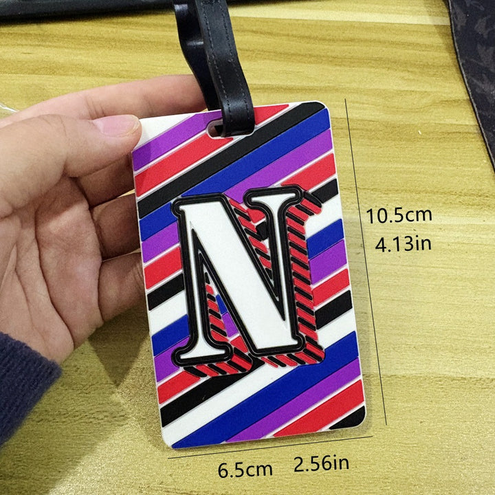 Customized Monogram Luggage Tag Bowlift