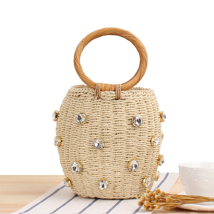 Handbag with crystal accents Bowlift