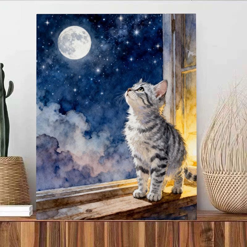 Cat-Themed Wall Art Bowlift