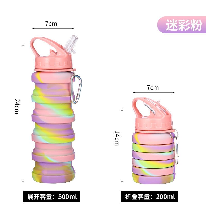 Women Flexible Foldable Drinking Bottle Bowlift